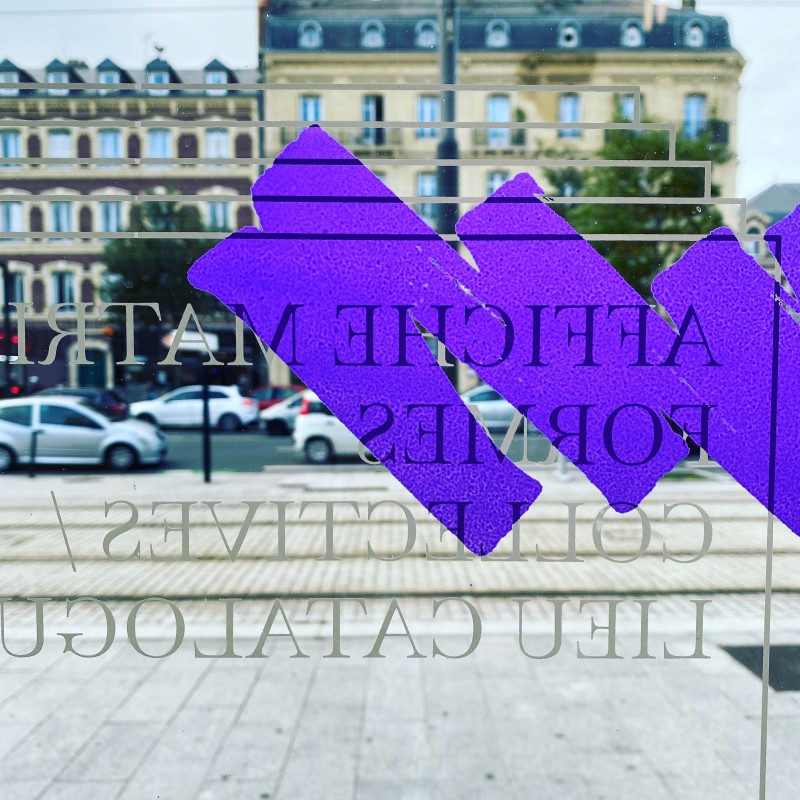 Affiches-matrice / formes collectives / lieux catalogues